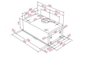 Máy Hút Mùi Âm tủ Teka GHF 55 |40446700 nhập khẩu BỒ ĐÀO NHA - 10