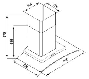 Máy hút mùi Kocher K-8990 - 12