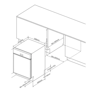 MÁY RỬA CHÉN ÂM BÁN PHẦN FAGOR 3LVF-62BSI - 1 FAGOR 3LVF-62BSI