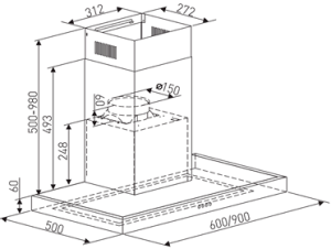 MÁY HÚT MÙI ARBER AB600RB - 4 MÁY HÚT MÙI ARBER AB600RB - 3