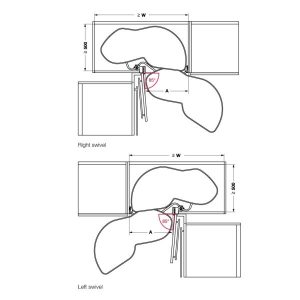 Bộ Rổ Góc Lemans Ii 541.32.670 - 6