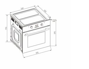LÒ NƯỚNG ÂM TỦ ARBER ABLN65L - 4 LÒ NƯỚNG ÂM TỦ ARBER ABLN65L - 3