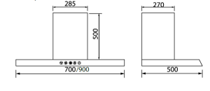 MÁY HÚT MÙI LATINO LT- T05/90 - 1 LATINO LT- T05/90
