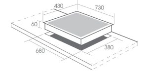 BẾP GAS ÂM LATINO LT-389C - 1 LATINO LT-389C