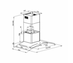 MÁY HÚT MÙI ARBER AB900M - 4 MÁY HÚT MÙI ARBER AB900M - 3