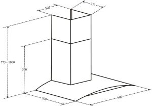 Máy Hút Mùi Canzy CZ 609 - 2 Máy Hút Mùi Canzy CZ 609
