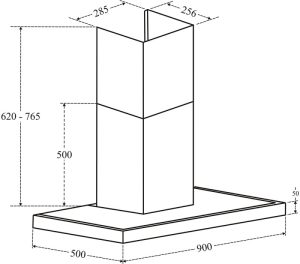 Máy Hút Mùi Canzy CZ B53C - 1 Máy Hút Mùi Canzy CZ B53C