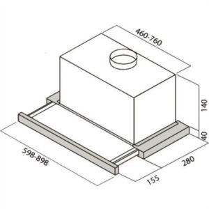 Máy hút mùi Elica ELITE GRIX 60CM - 7 Máy hút mùi Elica ELITE GRIX 60CM - 6
