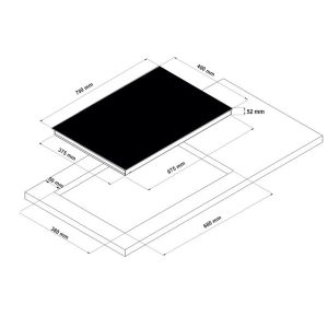 BẾP TỪ KẾT HỢP ĐIỆN DUDOFF MIA F2B - 6