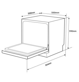 MÁY RỬA BÁT ARBER ABMRB08 - 4 MÁY RỬA BÁT ARBER ABMRB08 - 3