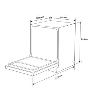 MÁY RỬA BÁT ARBER ABMRB14A - 4 MÁY RỬA BÁT ARBER ABMRB14A - 3
