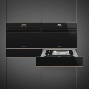 LÒ NƯỚNG KẾT HỢP HẤP SMEG, THỦY PHÂN, 45 CM, DOLCE STIL NOVO, MÀU HOÀN THIỆN: ĐEN & ĐỒNGSF4604VCNR1 536.64.741 - 10