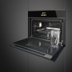 LÒ NƯỚNG KẾT HỢP HẤP SMEG, THỦY PHÂN, 45 CM, DOLCE STIL NOVO, MÀU HOÀN THIỆN: ĐEN & ĐỒNGSF4604VCNR1 536.64.741 - 12