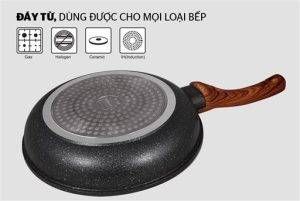 CHẢO ĐÚC SIÊU BỀN VÂN ĐÁ ĐÁY TỪ SUNHOUSE MAMA SHG1130MMC - 7