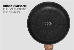 CHẢO ĐÚC SIÊU BỀN VÂN ĐÁ ĐÁY TỪ SUNHOUSE MAMA SHG1130MMC - 9