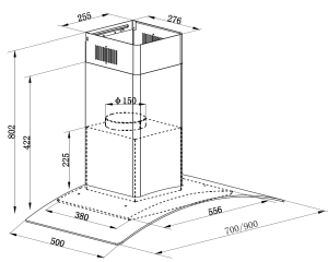 MÁY HÚT MÙI AB- ARBER SMART3 - 4 MÁY HÚT MÙI AB- ARBER SMART3 - 3