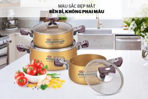 Bộ nồi Anod Sunhouse SH6634 - 7