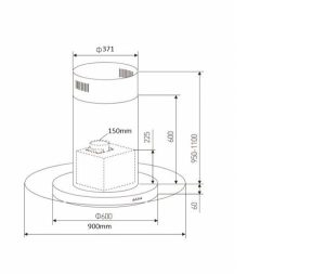 MÁY HÚT MÙI ARBER AB900T - 4 MÁY HÚT MÙI ARBER AB900T - 3