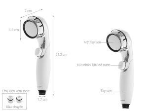 Lọc nước vòi sen tắm Cleansui ES301 - 6