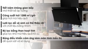 Máy hút mùi áp tường Malloca MC 7086HS - 11 Máy hút mùi áp tường Malloca MC 7086HS