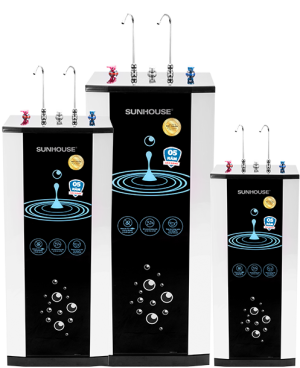 MÁY LỌC NƯỚC R.O TÍCH HỢP NÓNG LẠNH 10 LÕI SUNHOUSE SHR76210CK - 7