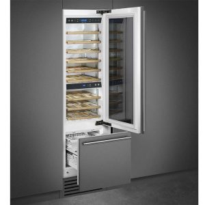 TỦ RƯỢU ÂM SMEG, 60CM, CỬA CÓ KÍNH WI66RS 535.14.403 - 12