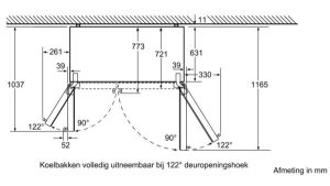 Tủ lạnh side by side BOSCH HMH.KAD92HI31|Serie 8 - 63