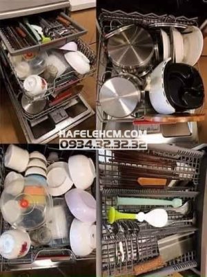 MÁY RỬA CHÉN ÂM BÁN PHẦN SMEG, THÉP KHÔNG GỈ, 13 BỘ ĐỒ ĂN, 60 CM PL3326TX 536.24.493 - 34