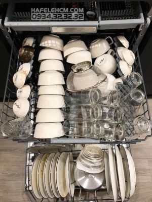 MÁY RỬA CHÉN ÂM TỦ TOÀN PHẦN SMEG, 13 BỘ ĐỒ ĂN, 60 CM, MÀU BẠC STL62335L 536.24.483 - 34