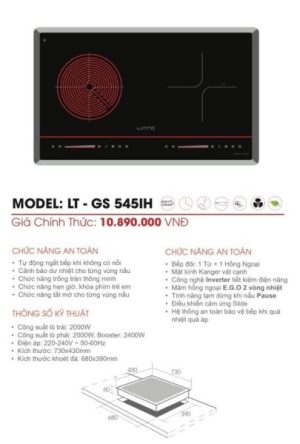 BẾP ĐIỆN TỪ LATINO GS 545 IH - 74 BẾP ĐIỆN TỪ LATINO GS 545 IH - 73