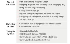 Bếp Gas > Bếp Gas Âm - 26
