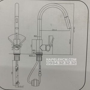 Vòi bếp Häfele HT21-CH1P287 - 48 Vòi bếp Häfele HT21-CH1P287 - 47