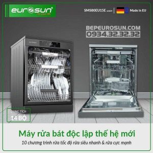 MÁY RỬA CHÉN EUROSUN SMS80EU15E MADE IN EU - 500 MÁY RỬA CHÉN EUROSUN SMS80EU15E MADE IN EU - 499