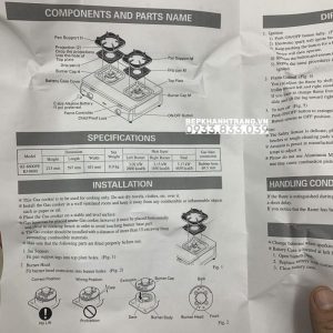 Bếp Gas Rinnai RJ-9600E(NHAT) - 99 Bếp Gas Rinnai RJ-9600E(NHAT) - 98