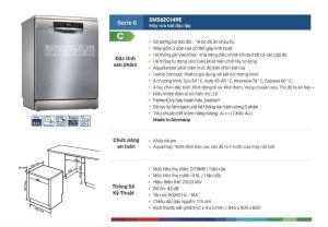 MÁY RỬA CHÉN BOSCH SERI 6 SMS6ZCI48E SẤY KHÔ ZEOLITH 2021 - 113 MÁY RỬA CHÉN BOSCH SERI 6 SMS6ZCI48E SẤY KHÔ ZEOLITH 2021 - 112