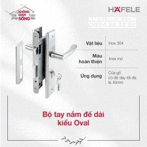 Bộ Khóa Cửa Tay Nắm Chụp DIY Hafele 499.63.803 Tay Nắm Dáng Vuông Square Shape - 108 Bộ Khóa Cửa Tay Nắm Chụp DIY Hafele 499.63.803 Tay Nắm Dáng Vuông Square Shape - 107