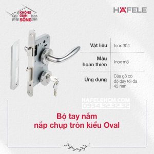 Bộ Khóa Cửa Tay Nắm Chụp DIY Hafele 499.63.803 Tay Nắm Dáng Vuông Square Shape - 110 Bộ Khóa Cửa Tay Nắm Chụp DIY Hafele 499.63.803 Tay Nắm Dáng Vuông Square Shape - 109