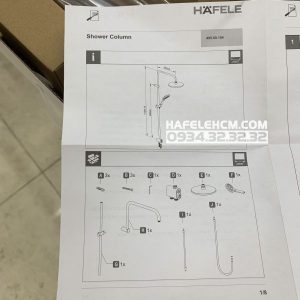 Thanh Sen Kết Hợp Hafele New Mysterious Chưa Gồm Bộ Trộn 495.60.105 - 89