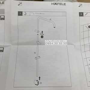 Thanh Sen Kết Hợp Hafele New Mysterious Chưa Gồm Bộ Trộn 495.60.105 - 87