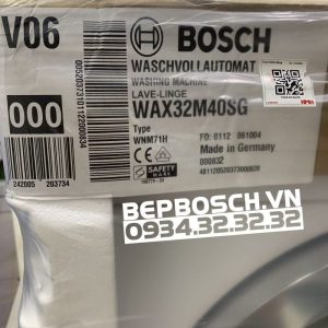 MÁY GIẶT BOSCH HMH WAX32M40SG SERIES 10KG - 57