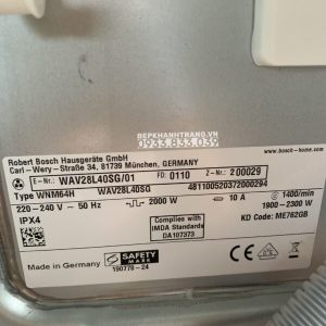 Máy Giặt Bosch HMH.WAV28L40SG Series 8 - ActiveOxygen Diệt Khuẩn - 2021 - 95 Máy Giặt Bosch HMH.WAV28L40SG Series 8 - ActiveOxygen Diệt Khuẩn - 2021 - 94