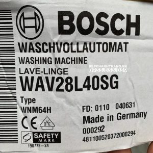 Máy Giặt Bosch HMH.WAV28L40SG Series 8 - ActiveOxygen Diệt Khuẩn - 2021 - 181 Máy Giặt Bosch HMH.WAV28L40SG Series 8 - ActiveOxygen Diệt Khuẩn - 2021 - 180