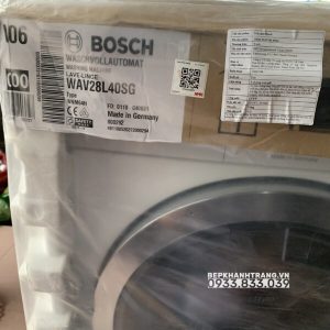 Máy Giặt Bosch HMH.WAV28L40SG Series 8 - ActiveOxygen Diệt Khuẩn - 2021 - 189 Máy Giặt Bosch HMH.WAV28L40SG Series 8 - ActiveOxygen Diệt Khuẩn - 2021 - 188