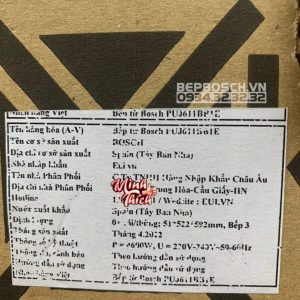 BẾP TỪ BOSCH PUJ611BB1E|SERIE 4 - 38