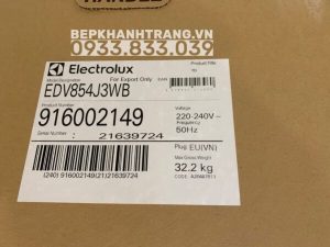 Máy sấy thông hơi 8.5kg UltimateCare 300 Electrolux EDV854J3WB - 17 Máy sấy thông hơi 8.5kg UltimateCare 300 Electrolux EDV854J3WB - 16