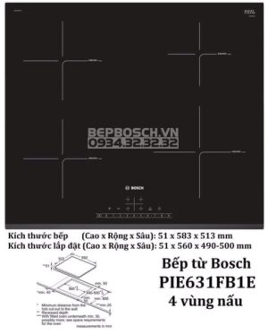 BẾP TỪ BOSCH PIE631FB1E - 54 BẾP TỪ BOSCH PIE631FB1E - 53