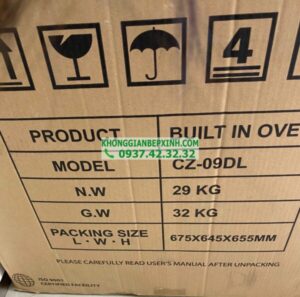 LÒ NƯỚNG ÂM TỦ CANZY CZ-09DL - 16 LÒ NƯỚNG ÂM TỦ CANZY CZ-09DL - 15