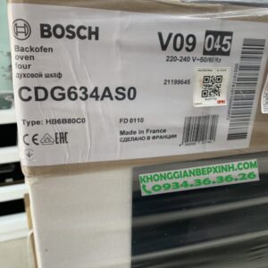 LÒ HẤP ÂM TỦ BOSCH 38 LÍT HMH CDG634AS0 SERIE 8 - 14