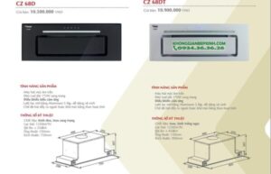 Máy Hút Mùi Canzy CZ 68D - 25
