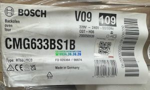 LÒ NƯỚNG KẾT HỢP VI SÓNG BOSCH HMH CMG633BS1B SERIES 8 - 118 LÒ NƯỚNG KẾT HỢP VI SÓNG BOSCH HMH CMG633BS1B SERIES 8 - 117